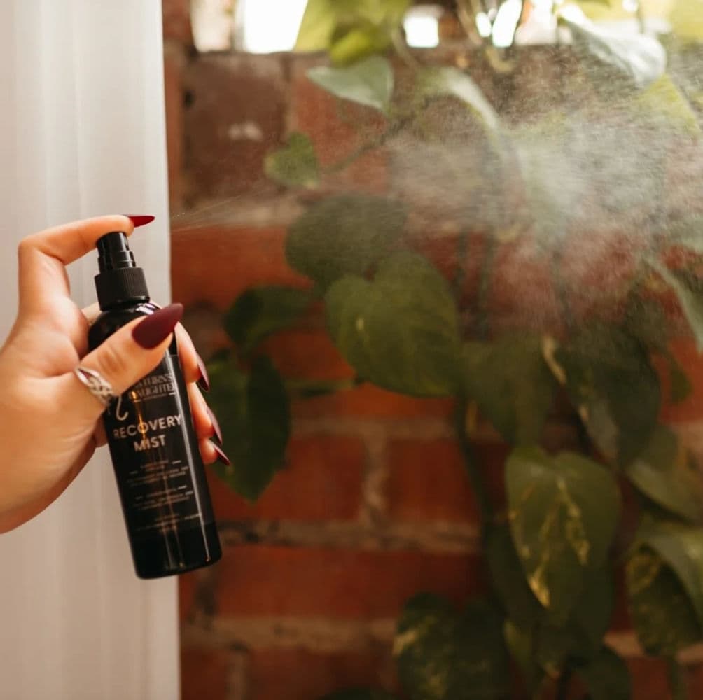 Product shot of a plant mist spray bottle.