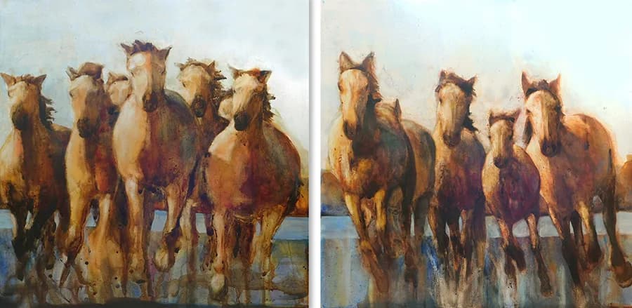 Featured artwork by Peggy Sands